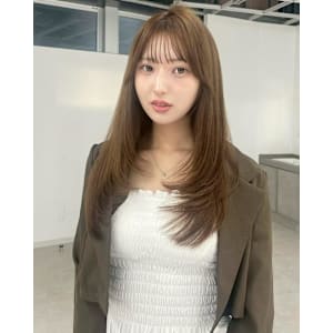 ハッシュカット　アッシュベージュ　レイヤー　銀座　東銀座