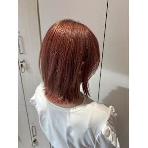 ボルドーカラーボブ