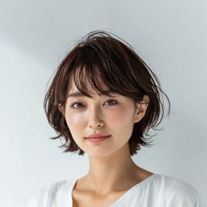 軽やかでふんわり柔らかいショートヘア