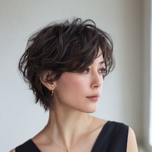 毛先ふんわり柔らかく揺れるショート