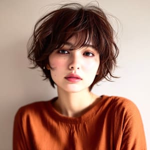 ふんわり柔らかく軽さ漂う上品ショートスタイル