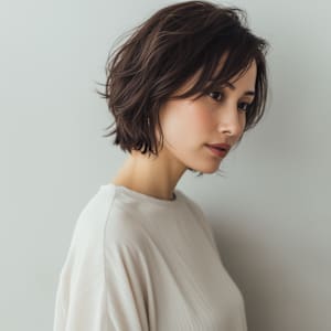 丸みと軽さが魅力のグラボブショート