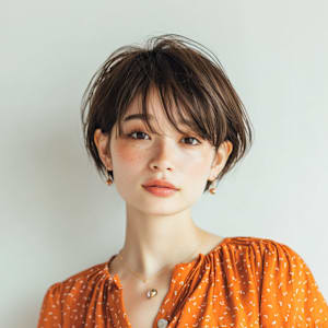 カジュアルで柔らかさを感じる、軽やかスッキリショート