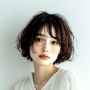 可愛くふんわり揺れるミディアム