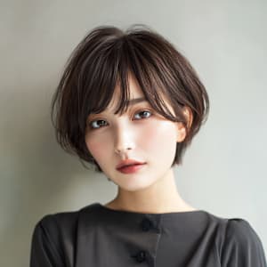 丸みと軽さが魅力の上品グラボブショート