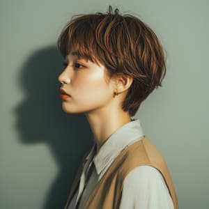 スッキリ爽やかな大人ショートスタイル