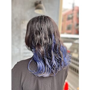 ラベンダーブルー×ゆるウェーブ