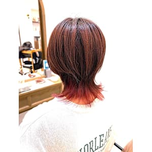 襟足ピンクバイオレット - 半個室型美容室 Sourire 野芥店【ハンコシツガタビヨウシツ スーリール ノケテン】掲載中