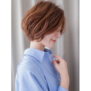 ゆるふわミディアム大人美人かきあげショートボブ30代40代 - COVER HAIR bliss【カバーヘア ブリス】大宮/大宮西口店【カバー ヘア ブリス オオミヤ オオミヤニシグチテン】掲載中