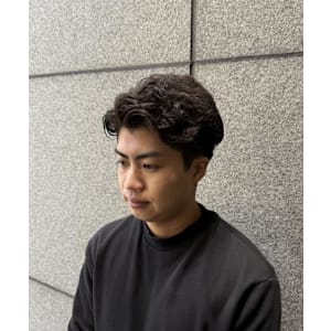 銀座　理容室　ビジネスパーマ