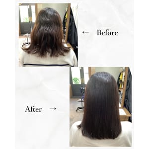 ≪お客様スタイル≫ 縮毛andカラー