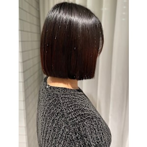 【ChaoMICHI sachika】切りっぱなしボブ　艶感