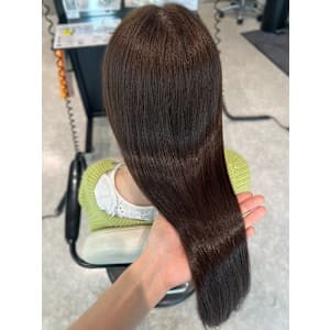 【Chao yuika】オリーブブラウン　ストレート