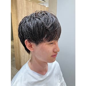 刈り上げないナチュラルマッシュ