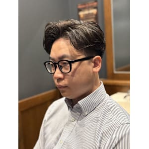 メンズ　フェザー　パーマ　シチサン - 銀座shino【ギンザ シノ】掲載中