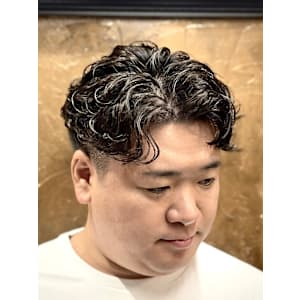 ウェーブパーマスタイル - 銀座shino~灯~HANARE メンズ 理容室 barber【トモシビ ハナレ バーバー 】【ギンザシノトモシビハナレメンズリヨウシツバーバー】掲載中