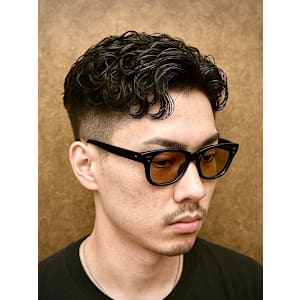 ショートウェーブパーマスタイル - 銀座shino~灯~HANARE メンズ 理容室 barber【トモシビ ハナレ バーバー 】【ギンザシノトモシビハナレメンズリヨウシツバーバー】掲載中