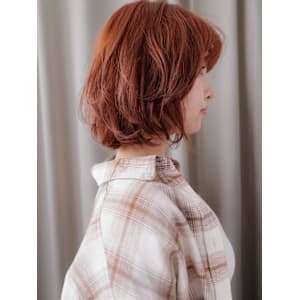 チェリーレッド大人可愛い抜け感ゆるふわミディアム20代30代