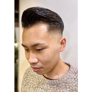 ツーブロックフェード