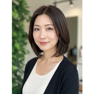 30-40代にオススメ★大人クールな艶ボブスタイル