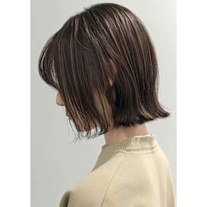 ダブルカラー/グラデーション/黒髪/ブラウン/ベージュ