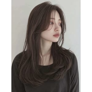 ココアベージュ/ショコラベージュ/くびれヘア/ペールベージュ