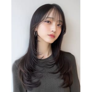 20代30代ハッシュカット/韓国/ショコラアッシュ/髪質改善