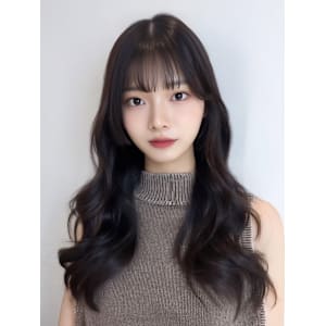 大人韓国/ゆるふわレイヤー/髪質改善/前髪カット/コテ巻き