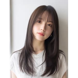 30代レイヤーカット/三宮駅/髪質改善/韓国/縮毛矯正