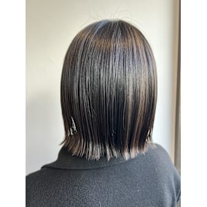 切りっぱなしボブ - 半個室型美容室 Sourire 和白店【ハンコシツガタビヨウシツスーリールワジロテン】掲載中