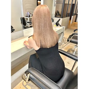 シャネルベージュ/ダブルカラー/ケアブリーチ/髪質改善/韓国 - 髪質改善central三宮店 縮毛矯正/ブリーチ/ダブルカラー/ボブ/レイヤー/カット【カミシツカイゼンセントラルサンノミヤテン】掲載中