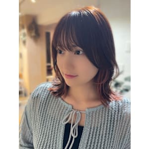 ミディアムレイヤー＋透明感カラー - 髪質改善 fiica【カミシツカイゼン フィーカ】掲載中