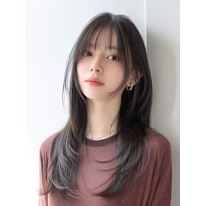 3分スタイリング/ロングレイヤー/大人韓国/三宮髪質改善