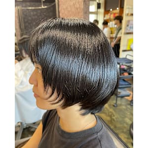 全方位美シルエット☆大人女性に選ばれるショートボブ♪