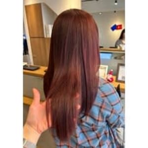 レッドブラウン【20代30代40代/髪質改善/縮毛矯正】