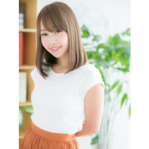 【LYZY】シルキーベージュ☆うる艶髪セミディ