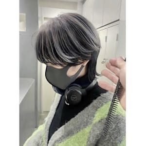 【ウルフカット】デザインカラー