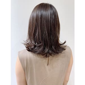 ミディアムレイヤーカット/美髪スタイル
