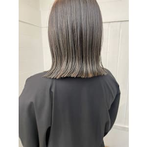 アゴラインボブスタイル/外ハネボブ/くびれヘアー/髪質改善