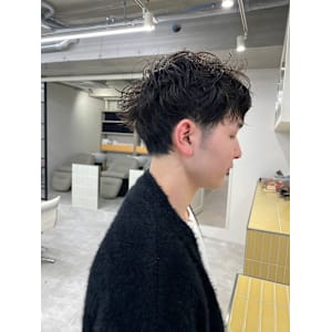 メンズ無造作ショート