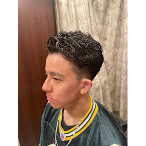 かきあげ風パーマ - ヒロ銀座バーバーショップ難波店【ヒロギンザバーバーショップナンバテン】掲載中