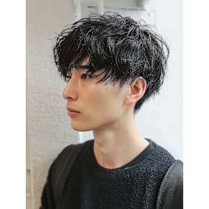 マッシュ／パーマ／スパイラルパーマ