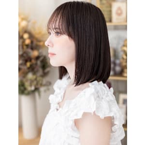 チョコレートブラウン前下がりミニボブディ　ココアブラウン - COVER HAIR bliss【カバーヘア ブリス】上尾/上尾西口店【カバーヘアブリス アゲオ アゲオニシグチテン】掲載中