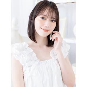 チョコレートブラウン前下がりミニボブディ　ミニマルボブ - mod's hair【モッズヘア】上尾/上尾西口店【モッズヘア アゲオ アゲオニシグチテン】掲載中