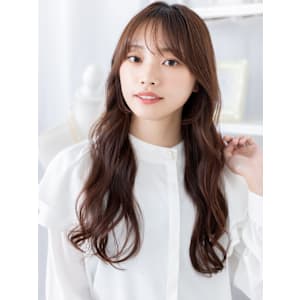 流し前髪こなれふんわりパーマエアリーロング　ヘーゼルブラウン - mod's hair【モッズヘア】越谷/越谷西口店【モッズヘア コシガヤ コシガヤニシグチテン】掲載中