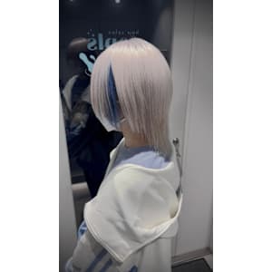 ウルフカット/ホワイトカラー/ショートウルフ