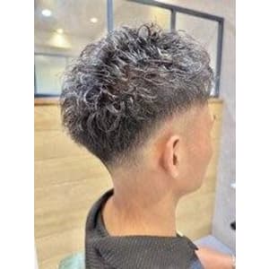 メンズベリーショートパーマ