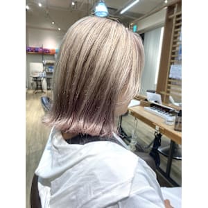 ボブ　ハイトーン裾カラー - Logue【ローグ】掲載中