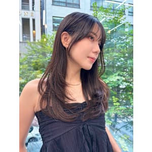 顔周りレイヤーカット【銀座】