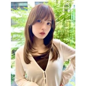 顔周りレイヤーカット【くびれ　レイヤー　髪質改善　銀座】